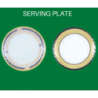11" Crazy Plate- Blue Kolmi Brand: Italiano