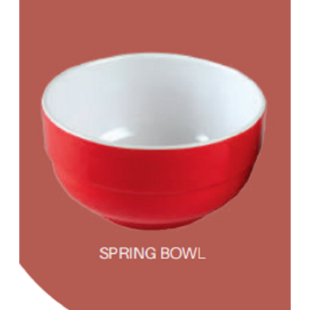 5" Spring Bowl (Red-white)  brand Italiano