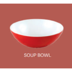 10" Double Color Soup Bowl    brand italiano