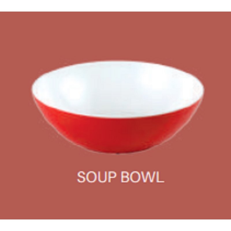 13" Double Color Bowl     brand italiano