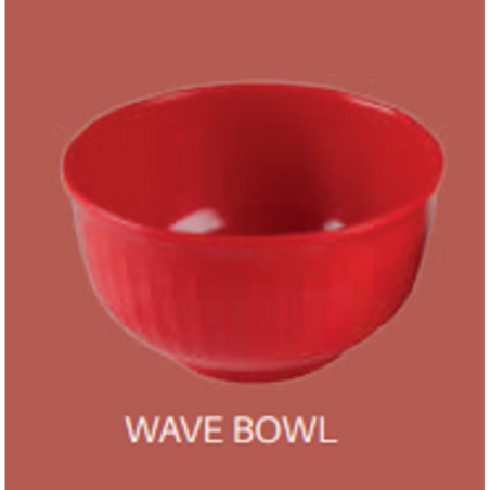 4.5" Wave Bowl -Orange        brand italiano