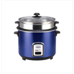 VISION Rice Cooker 1.8 L 40-06 SS Blue (Double Pot) 873175