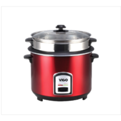 Vigo Rice Cooker 1.8 L Red Two Pot