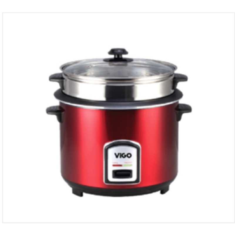 Vigo Rice Cooker 1.8 L Red Two Pot