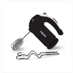 VISION Electric Hand Mixer VIS-HM-003 Black