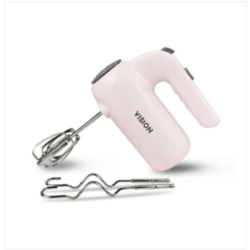 VISION Electric Hand Mixer VIS-HM-002 Light Pink