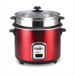 Kooks Rice Cooker 3L Double Pot (1100W)