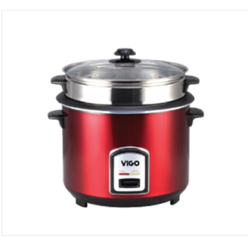 Vigo Rice Cooker 1.8 L Red Two Pot