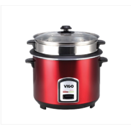Vigo Rice Cooker 1.8 L Red Two Pot