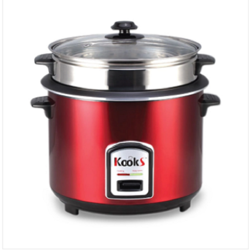 ViGO Rice Cooker 3 L SS 50-05 Red Two Pot
