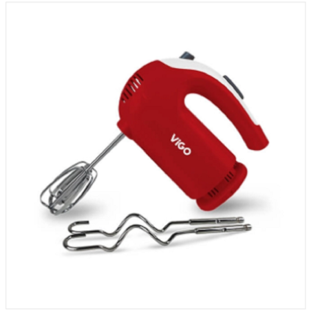 ViGO Electric Hand Mixer-HM 002 ( 2 Hooks And 2 Beaters)