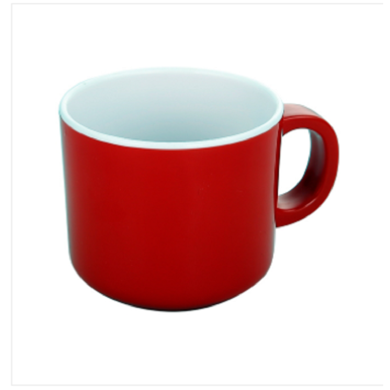 Two Color Nimo Mug White & Red