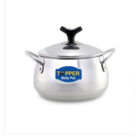 Topper Aluminium Belly Pot 2.5 Liter