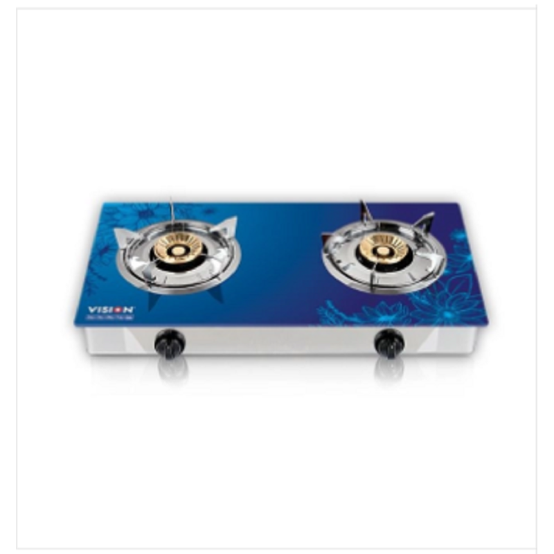 VISION LPG Double Glass Gas Stove Sky 3D