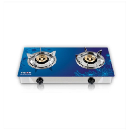 VISION LPG Double Glass Gas Stove Sky 3D