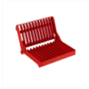 Smart Dish Rack With Tray Red