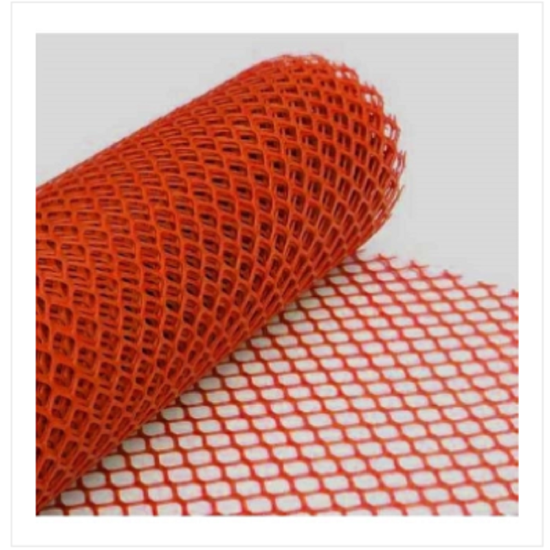 Hexagonal Net 82ft X 4ft Orange DC