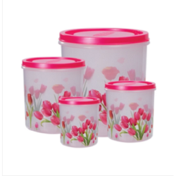 Tulip Container 6 8 12 16L 4Pcs Set Big