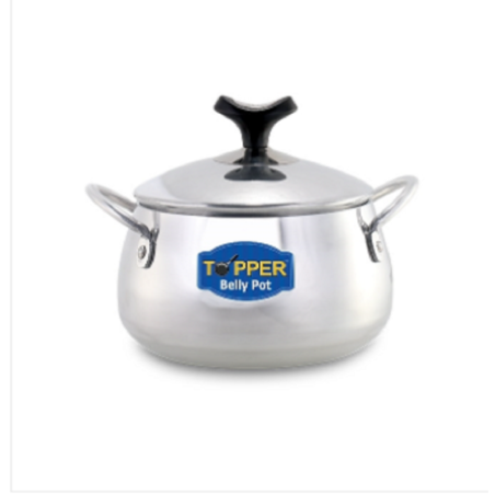 Topper Aluminium Belly Pot 3.5 Liter