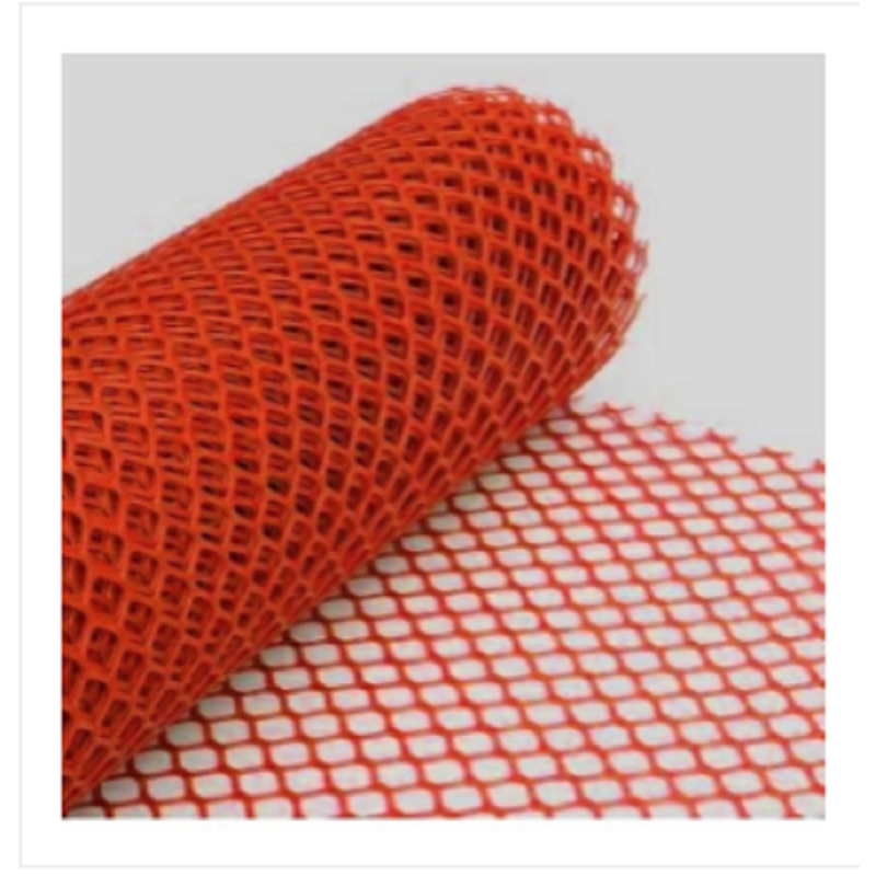 Hexagonal Net 82ft X 4ft Orange DC