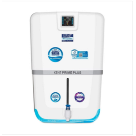 KENT Prime Plus 9 Litres Wall Mountable RO+UV+UF+TDS Controller 20 Liter/Hour Smart Water Purifier White