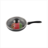 TOPPER Nonstick Glamour Fry Pan With Lid (Spatter Grey) 26 Cm