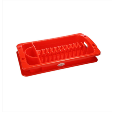 English Dish Rack Mini Red