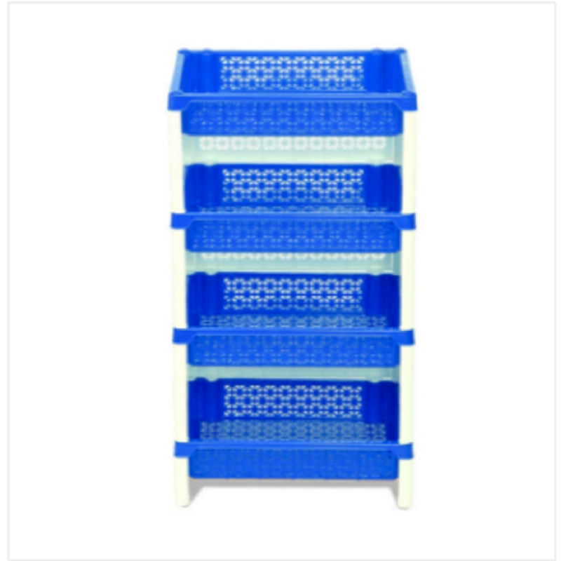 4 Step Lotus Fence Rack Two Color Blue
