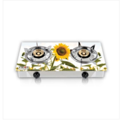 VISION LPG Double Glass Gas Stove Sun Fl 3D
