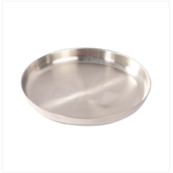 SS Plate Single Side Mirror 24cm