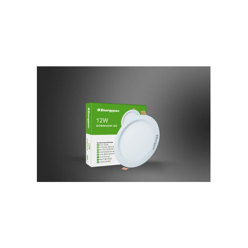 LED SLIM DOWN LIGHT-12W RECESSED ROUND