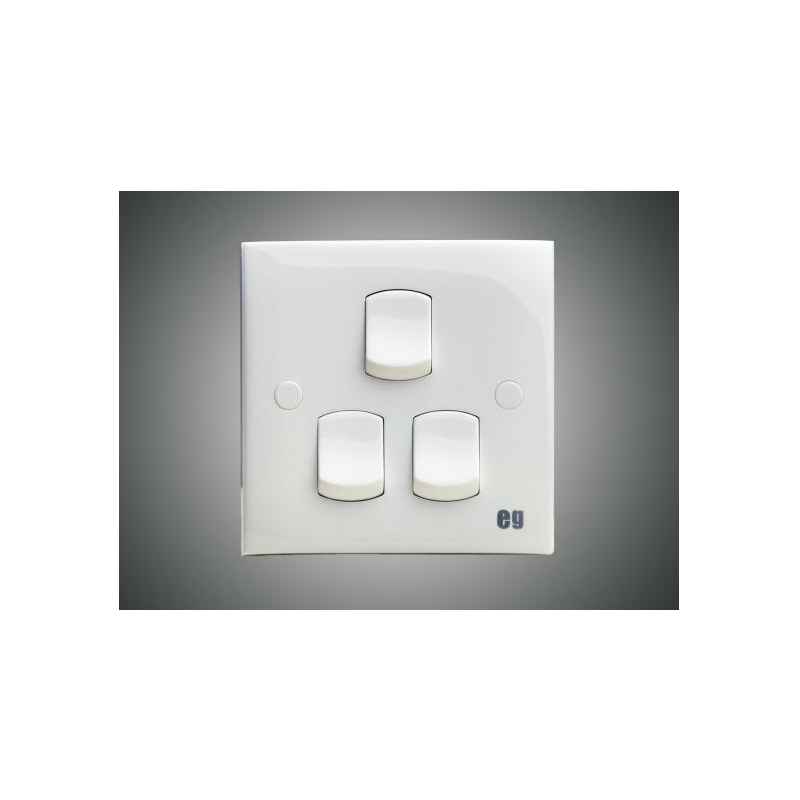 3 Gang 2 Way Switch-EG (E41032)