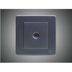 TV Socket-Dark Silver (MGS2021/G)