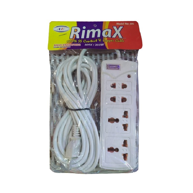 Rimex Multi Plug 2 Meters Cable (Model-501)