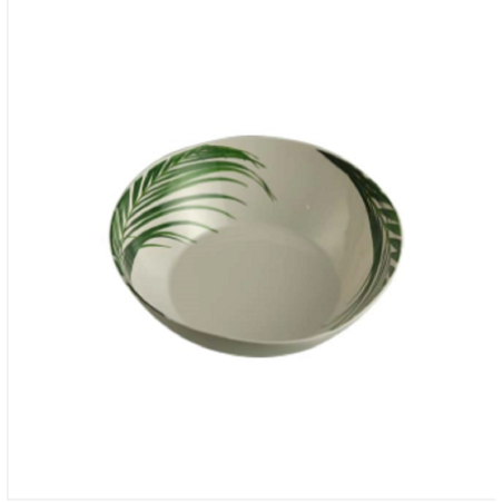 Italiano 12.5" Bowl Palm Leaf Brand: Italiano
