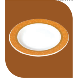 Italiano Marigold Meat Plate 8'' Brand: Italiano