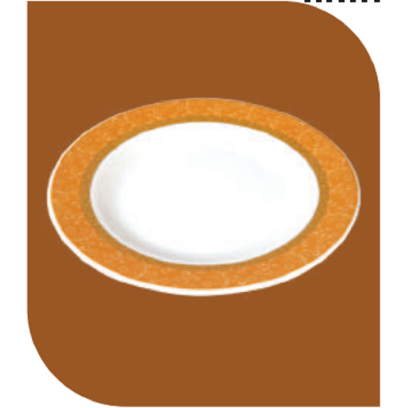 Italiano Marigold Meat Plate 8'' Brand: Italiano