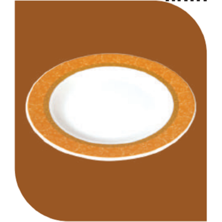 Italiano MariGold Meat Plate 10'' Brand: Italiano