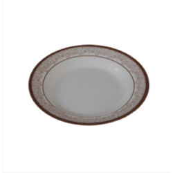 8" Meat Plate Golden Leaf Brand: Italiano