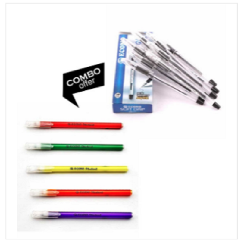 Econo Soft Grip Pen And Econo Student Pen