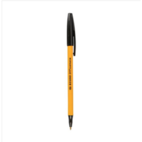 Econo Office Mate Pen Black 10 Pcs