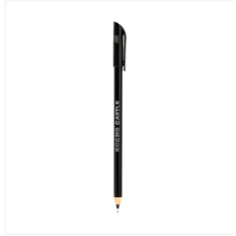 Econo Castle Pencil Pen Black 20 Pcs