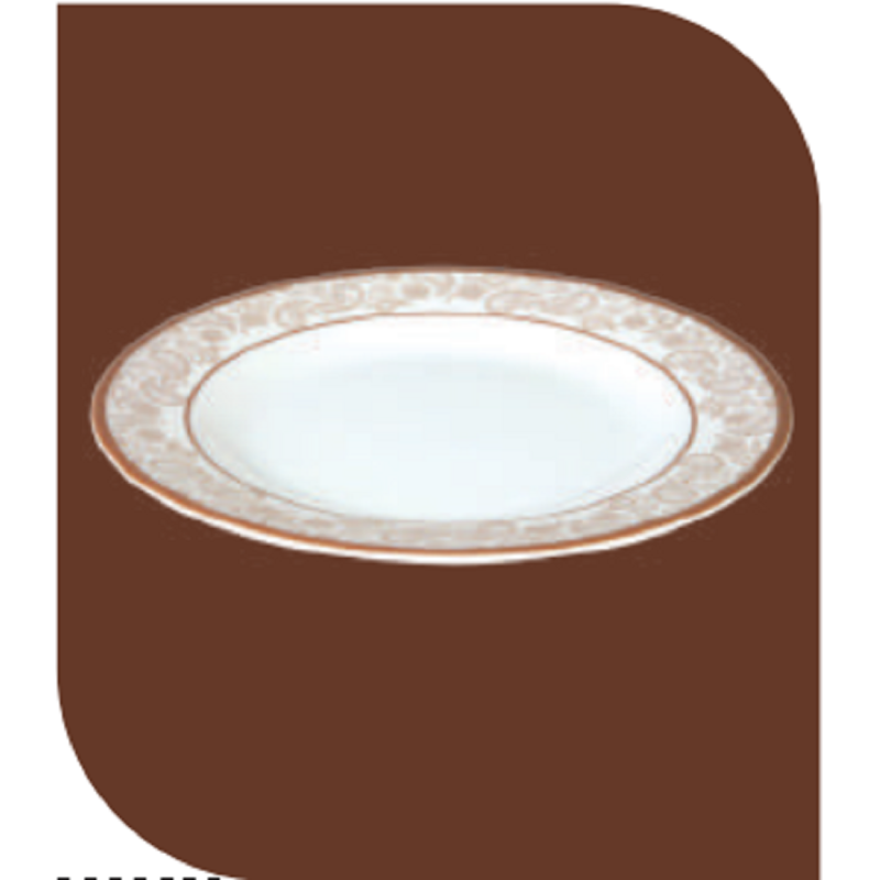 16" Decorator Dish Golden Leaf Brand: Italiano