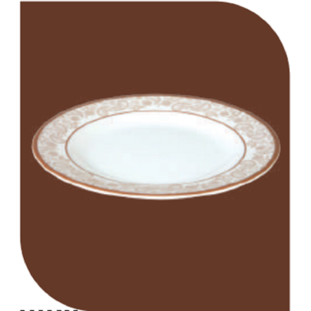 16" Decorator Dish Golden Leaf Brand: Italiano