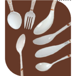Fork Spoon 12 Pcs Set Golden Leaf Brand: Italiano