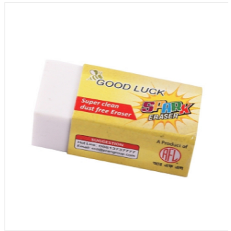 Good Luck Eraser Spark