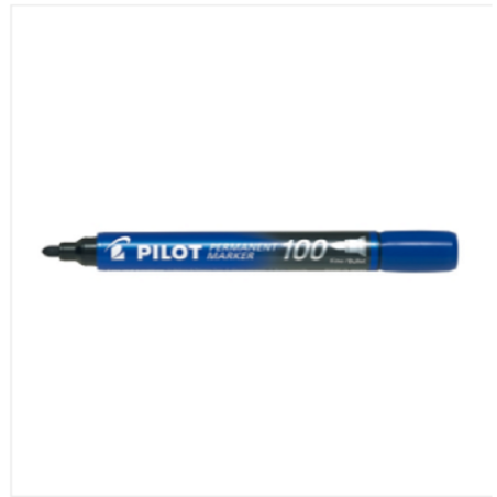 PILOT SCA-100 Permanent Marker Blue