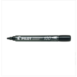 PILOT SCA-100 Permanent Marker Black Bullet