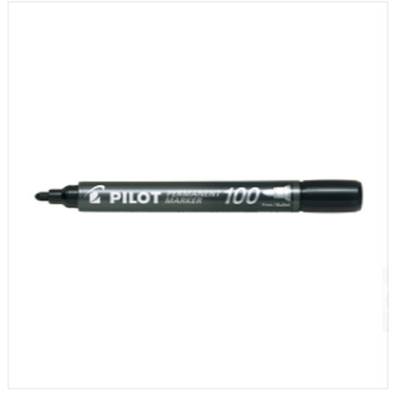 PILOT SCA-100 Permanent Marker Black Bullet