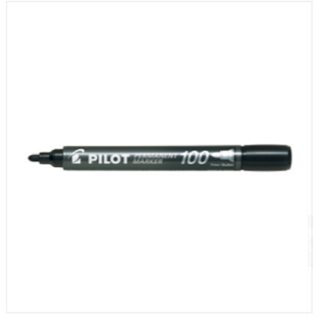 PILOT SCA-100 Permanent Marker Black Bullet